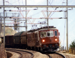 Lokomotiva: Re 4/4 167 + Re 4/4 165 | Msto a datum: Hohtenn 27.10.1995