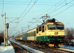 Lokomotiva: 150.202-0 | Vlak: R 707 ( Praha hl.n. - Luhaovice ) | Msto a datum: Huln 16.01.2010