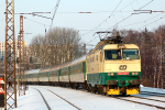 Lokomotiva: 150.224-4 | Vlak: R 629 Port ( Praha hl.n. - Horn Lide ) | Msto a datum: esk Tebov 22.01.2010
