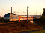 Lokomotiva: 151.008-0 | Vlak: Ex 149 Hukvaldy ( Praha hl.n. - ilina ) | Msto a datum: Jesenk nad Odrou 20.10.2012