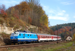 Lokomotiva: 151.020-5 | Vlak: Ex 150 Hukvaldy ( ilina - Praha hl.n. ) | Msto a datum: Bezprv   22.10.2013