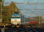 Lokomotiva: 151.027-0 | Vlak: Ex 521 Vsacan (Praha hl.n. - Vsetn ) | Msto a datum: ervenka 29.09.2012