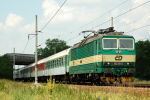 Lokomotiva: 162.018-6 | Vlak: R 241 Vsacan ( Cheb - ilina ) | Msto a datum: Nov Ves u Kolna   09.07.2006