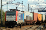 Lokomotiva: 186.182-2 ( METRANS ) | Vlak: Nex 241733 ( Praha-Uhnves - Dunajsk Streda ) | Msto a datum: Praha-Uhnves 10.09.2011