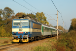 Lokomotiva: 362.175-2 | Vlak: R 836 ( Bohumn - Brno hl.n. ) | Msto a datum: Kojetn 25.10.2009