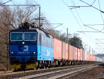 Lokomotiva: 363.011-8 | Vlak: Ex 41730 ( Dunajsk Streda - Praha-Uhnves ) | Msto a datum: Star Koln 03.03.2012