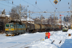 Lokomotiva: 363.038-1 | Vlak: Pn 47513 ( Most - Linz ) | Msto a datum: Hemaniky 26.01.2010