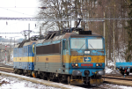 Lokomotiva: 363.059-7 + 363.065-4 | Vlak: Lv 75404 ( esk Budjovice - Praha-Maleice ) | Msto a datum: Votice 05.03.2010