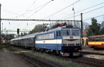 Lokomotiva: 363.065-4 | Vlak: R 473 ( Praha hl.n. - Linz Hbf. ) | Msto a datum: Beneov u Prahy 03.05.1993