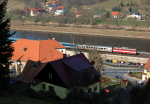 Lokomotiva: 371.003-5 | Vlak: EC 175 Jan Jesenius ( Hamburg-Altona - Budapest Kel.pu. ) | Msto a datum: Knigstein (D) 11.03.2014