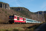 Lokomotiva: 371.003-5 | Vlak: EC 174 Jan Jesenius ( Budapest Kel.pu. - Hamburg-Altona ) | Msto a datum: Doln leb zastvka 20.03.2014