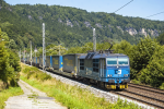Lokomotiva: 372.009-1 | Vlak: Nex 44357 ( Rostock Seehafen - Brno doln ndr. ) | Msto a datum: Doln leb zastvka 04.07.2014