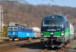 Lokomotiva: 372.009-1, 193.220-1 | Vlak: Pn 48357 ( Bremerhaven - Dobr u Frdku ) | Msto a datum: Dn hl.n. 24.03.2015