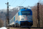 Lokomotiva: 380.001-8 | Vlak: Ex 571 Zdenk Fibich ( Praha hl.n. - Beclav ) | Msto a datum: Brands nad Orlic 20.03.2013
