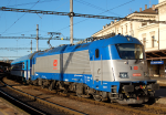 Lokomotiva: 380.010-9 | Vlak: IC 572 Brnnsk drak ( Brno hl.n. - Praha hl.n. ) | Msto a datum: Brno hl.n.   25.09.2012