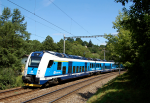 Lokomotiva: 640.007-1 | Vlak: Os 4009 ( Rjec-Jesteb - Brno hl.n. ) | Msto a datum: Blovice nad Svitavou 16.07.2015
