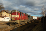 Lokomotiva: 742.439-3 | Vlak: Mn 88240 ( Tbor - Branice ) | Msto a datum: Milevsko 13.11.2010