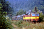 Lokomotiva: 751.067-0 | Vlak: Sp 1701 ( Perov - Jesenk ) | Msto a datum: Hanuovice 20.08.1995