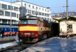 Lokomotiva: 751.121-5 | Vlak: R 662 ( Olomouc hl.n. - esk Budjovice ) | Msto a datum: Brno hl.n.   03.02.1993
