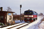 Lokomotiva: 752.016-6 ( 751.316-1 ) | Vlak: Lv 75500 | Msto a datum: Slan hl. Strojrna 25.01.2005