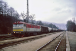 Lokomotiva: 752.084-4 | Vlak: Rn 43019 | Msto a datum: Blansko 04.03.1995