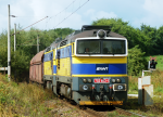 Lokomotiva: 752.603-1 ( AWT ) + 752.604-9 ( AWT ) | Vlak: Pn 69731 ( Svtec-Ledvice - Tbor ) | Msto a datum: Mezno 03.09.2010