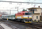 Lokomotiva: 754.012-3 | Vlak: Os 4149 ( Brno hl.n. - Kyjov ) | Msto a datum: Brno hl.n. 01.06.2011