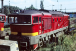 Lokomotiva: 754.020-6 ( T478.4020 ) | Msto a datum: Beneov u Prahy   10.07.1987