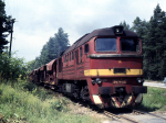 Lokomotiva: 781.235-7 ( T679.1235 ) | Msto a datum: Suchdol nad Lunic 14.07.1988