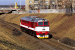 Lokomotiva: 781.462-7 | Vlak: Lv ( Kladno - Kladno-Dub ) | Msto a datum: Kladno msto 23.02.1997