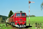 Lokomotiva: 781.529-3 | Vlak: Rn 44623 ( esk Tebov - Miedzylesie ) | Msto a datum: Lichkov 01.05.2001