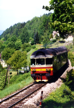 Lokomotiva: 852.002-5 | Vlak: Sp 1781 ( Trutnov hl.n. - Jarom ) | Msto a datum: Bohuslavice nad pou 08.05.2000