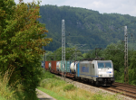 Lokomotiva: 186.182-2 ( METRANS ) | Vlak: Nex 42307 | Msto a datum: Doln leb zastvka (CZ) 25.06.2016