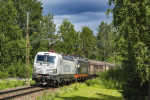 Lokomotiva: 193.965 + 142.001 ( ex 1142.661-6 BB ) | Vlak: Gt 41431 ( Holmsund - Frvi ) | Msto a datum: Trehrningsj 05.07.2022