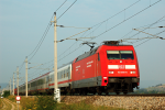 Lokomotiva: 101.058-6 | Vlak: EN 491 Hans Albers ( Hamburg-Altona - Wien Westbf. ) | Msto a datum: Markersdorf a.d.Pielach (A) 08.08.2007