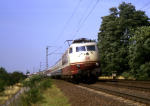 Lokomotiva: 103.113-7 | Vlak: IC 725 Berchtesgadener Land ( Hamburg-Altona - Berchtesgaden ) | Msto a datum: Ingelheim 02.07.1994
