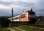 Lokomotiva: 103.131-9 | Vlak: IR 2265 ( Saarbrcken Hbf. - Lindau Hbf. ) | Msto a datum: Lonsee 23.03.1994