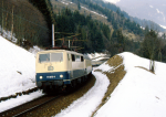 Lokomotiva: 111.015-4 | Vlak: D 1299 Krtner-Express ( Hamburg-Altona - Villach Hbf. ) | Msto a datum: Angertal (A) 19.02.1994