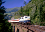 Lokomotiva: 111.220-0 | Vlak: R 4917 ( Schwarzach-St.Veit - Villach Hbf. ) | Msto a datum: Kaponig (A) 30.07.1994