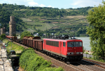 Lokomotiva: 155.031-8 | Vlak: FIR 52975 ( Koblenz Ltzel - Mannheim Rbf. ) | Msto a datum: Oberwesel 08.06.2006