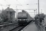 Lokomotiva: 180.014-3 | Vlak: R 1278 Saxonia ( Fonyd - Leipzig Hbf. ) | Msto a datum: Dn hl.n. (CZ) 15.08.1992