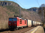 Lokomotiva: 180.018-4 | Vlak: Nex 47306 | Msto a datum: Doln leb zastvka (CZ) 20.03.2014