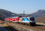Lokomotiva: 182.016 | Vlak: S 37721 ( Meissen Triebischtal - Schna ) | Msto a datum: Knigstein 11.03.2014