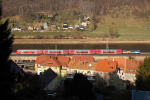 Lokomotiva: 182.016 | Vlak: S 37742 ( Bad Schandau - Meissen Triebischtal ) | Msto a datum: Knigstein 11.03.2014