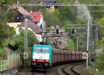 Lokomotiva: 186.127 ( ITL ) | Vlak: Pn 47313 ( Dn st.hr. - Elektrrna Opatovice n.L. ) | Msto a datum: Doln leb (CZ) 11.04.2014