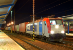 Lokomotiva: 186.182-2 ( METRANS ) | Vlak: Nex 241736 ( Dunajsk Streda - Praha-Uhnves ) | Msto a datum: Bratislava-Nov Mesto (SK) 14.08.2011