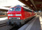 Lokomotiva: 218.422-4 + 218.426-5 | Vlak: EC 192 ( Mnchen Hbf. - Zrich HB ) | Msto a datum: Mnchen Hbf. 26.02.2015