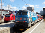 Lokomotiva: 218.467-9 | Vlak: RE 57407 ( Memmingen - Mnchen Hbf. ) | Msto a datum: Mnchen Hbf. 03.03.2015
