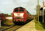 Lokomotiva: 218.470-3 | Vlak: RE 21251 ( Fssen - Mnchen Hbf. ) | Msto a datum: Ebenhofen 21.11.2002