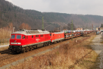 Lokomotiva: 232.587-6 + 189.016-9 | Vlak: Nex 47308 ( Nymburk - Osnabrck Rbf. ) | Msto a datum: Knigstein 11.03.2016
